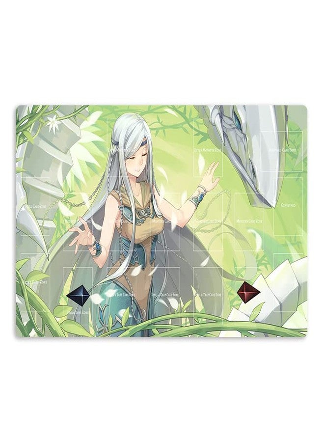 Mlikemat New Mlikemat Playmat Maiden with Eyes of Blue TCG CCG Trading Card Game Mat + Free Bag - Image 1
